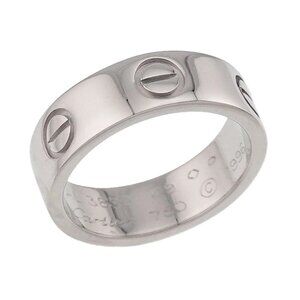 Cartier Love Ring 18K White Gold 750 size49 4.5(US)